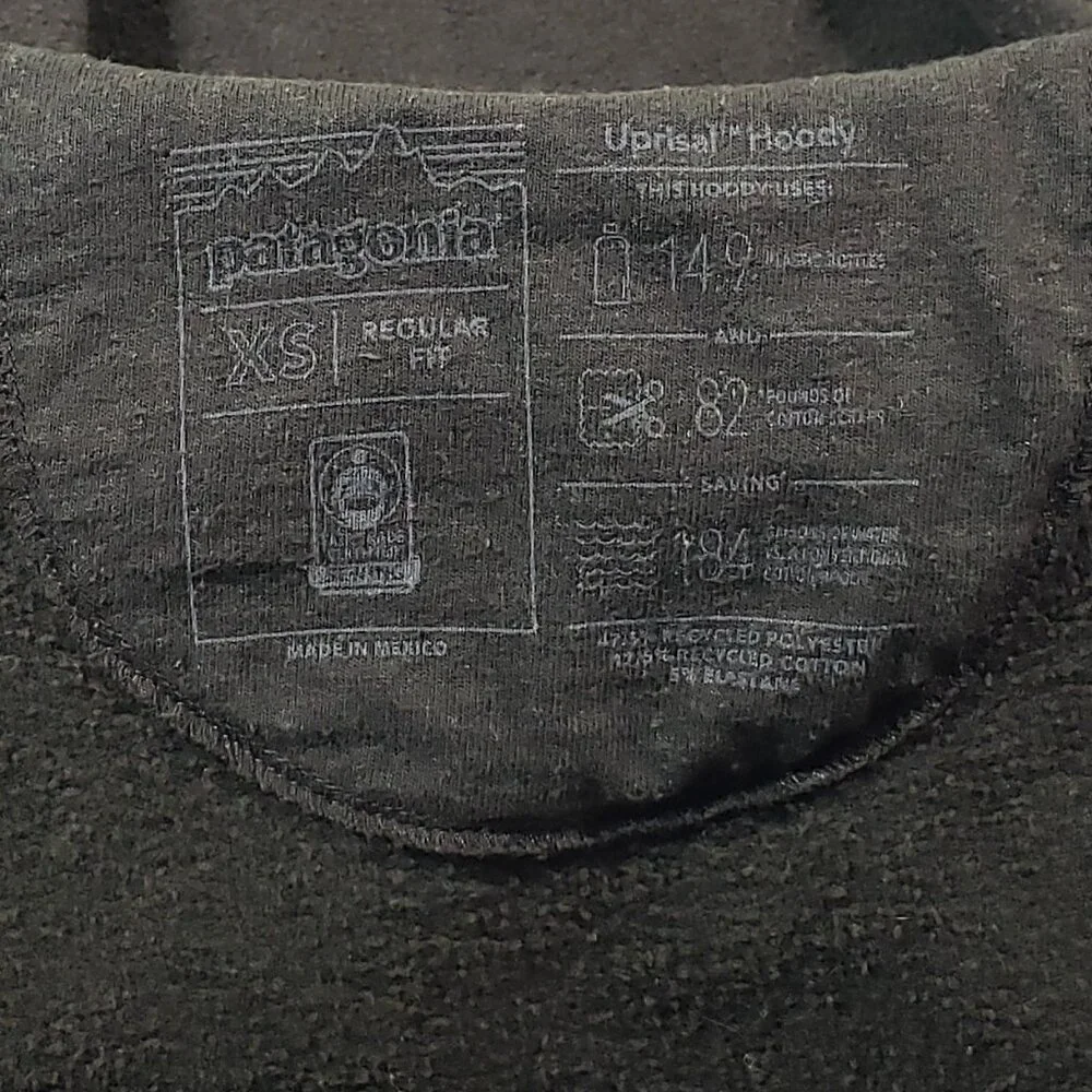 Patagonia Logo Uprisal Hoody / Pullover Hoodie, size XS - Picture 5 of 6